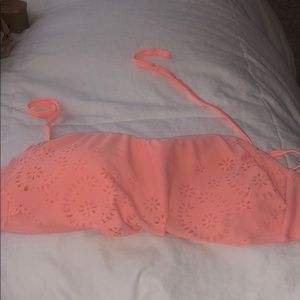 cut out shape bathing suit top